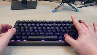 HINATSUSIKE H83 PRO Wireless Gaming Keyboard Unboxing and Review! #productreview #unboxing #2
