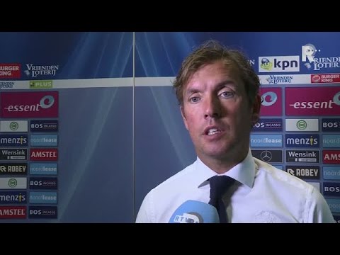 Alex Pastoor na afloop van FC Groningen - Sparta