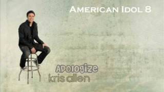 Kris Allen - Apologize HQ High Quality Lyrics