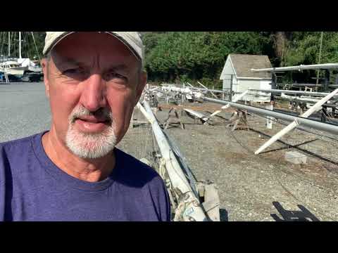S/V SeaSprite Refit - Refitting the Mast