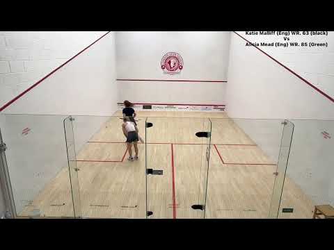 London open squash 2022 Women Q. Finals