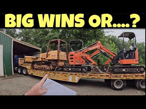 Massive Heavy Equipment Auction Haul! (Case, John Deere & More)