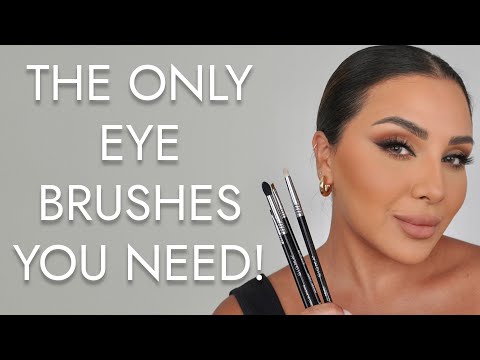 THE ONLY EYESHADOW BRUSHES YOU NEED FOR BLENDING | NINA UBHI