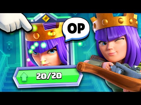 FINALMENTE QUEEN FULLMAX! - Clash Royale