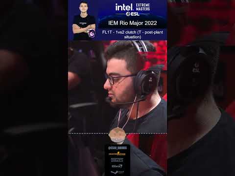 FL1T - 1vs2 clutch (T - post-plant situation) (Outsiders vs MOUZ) - IEM Rio Major 2022