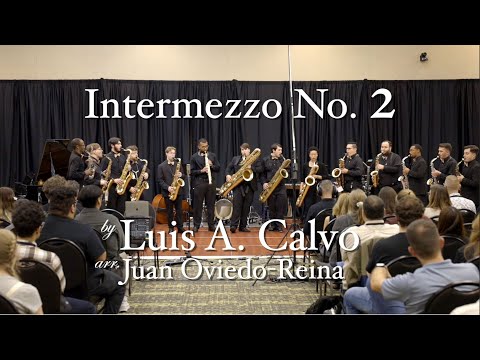 Sax Chamber Orchestra - Lejano Azul (Intermezzo No. 2) by Luis Calvo - NASA Biennial* 2023