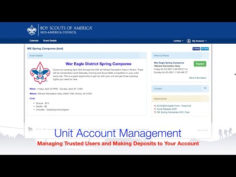 Adding Trusted Users to Unit Account tutorial