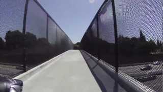 preview picture of video 'Ringwood Ave bicycle bridge over Hwy 101 in Menlo Park, California'