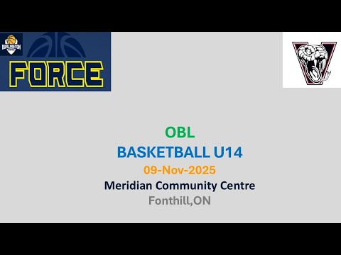 09-Nov-2025 | U14 | Burlington Force vs KW Vipers (Langer)| OBL