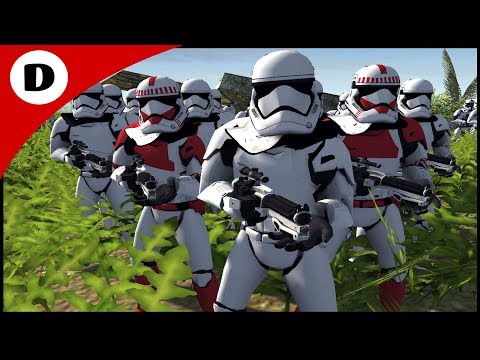 FIRST ORDER FLAME TROOPER UPHILL ASSAULT - Men of War: Star Wars Mod