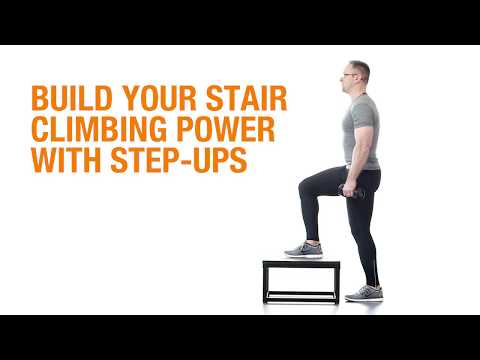 Wellness Wednesday: Build your stair climbing power with step-ups
