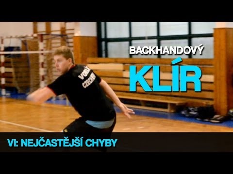 Backhandový klír: nejčastější chyby