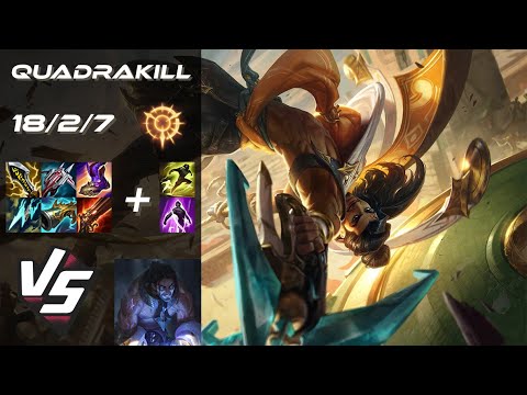 MID Akshan vs Sylas [QUADRAKILL] - NA Grandmaster Patch 25.24