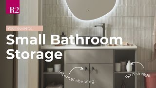 Top Tips for Storage Solutions in a Small Bathroom
