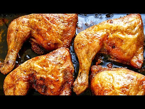 EASY Baked Chicken Leg Quarters Recipe (HOW to Make Baked Chicken Legs in the Oven)