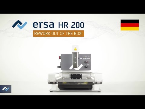 Ersa Rework System – HR 200 – Produktvideo (Deutsch)