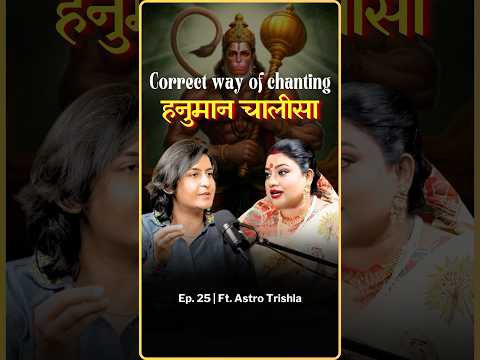 Correct way and time of chanting hanuman chalisa #shorts