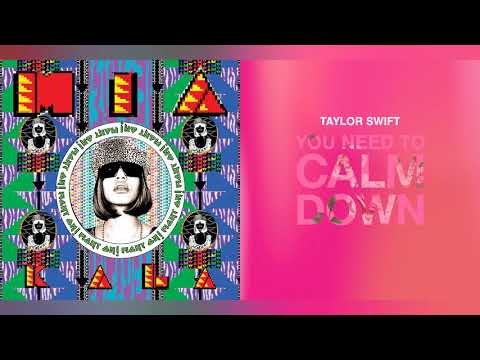 Taylor Swift, M.I.A. - Paper Planes Need To Calm Down // MASHUP
