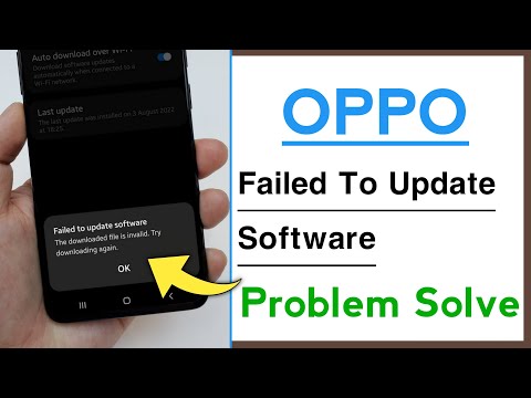 OPPO Failed To Update Software Problem Solve