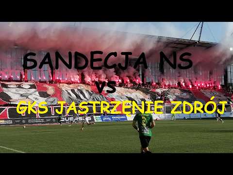 SANDECJA NOWY SACZ - GKS Jastrzębie 5:0 (1 marca 2026) - OPRAWA Sączersów