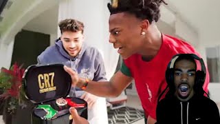 JakeFuture Reacts To Adin Ross Surprises iShowSpeed For His Birthday!