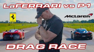WHAT REALLY HAPPENED * LaFerrari vs McLaren P1 DRAG RACE with  @The Triple F Collection ​ by DragTimes