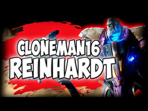 CLONEMAN16 INSANE REINHARDT + WINSTON ! OVERWATCH GAMEPLAY SEASON 24 TOP 500