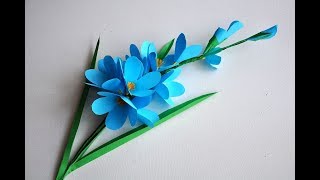 Kwiaty z papieru Gałązka kwiatów DIY cz.1 paper flower tutorial