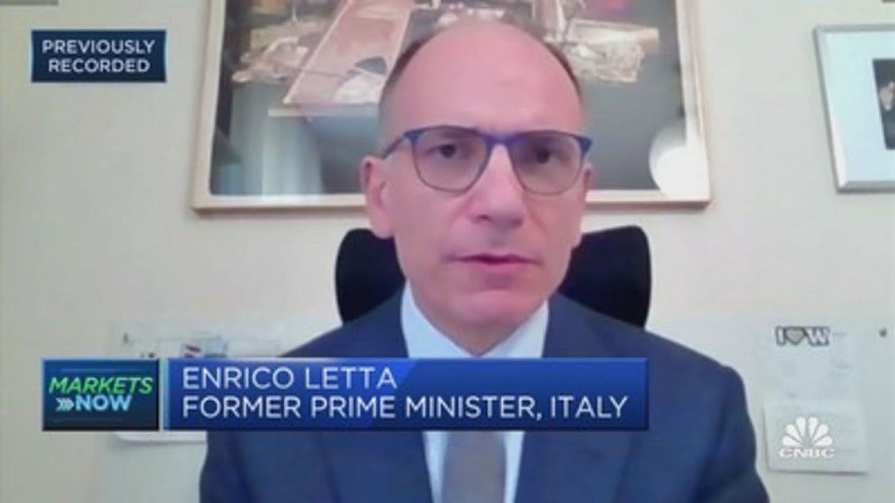 Italy needs unity president to reassure markets, former PM Letta says