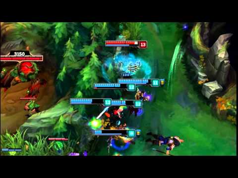 5 Man Wombo Combo ft. Malphite/Orianna/Lux