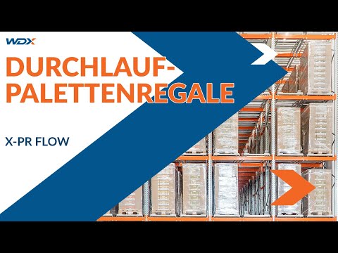 Durchlaufregale für Paletten | FiFo Regale | WDX