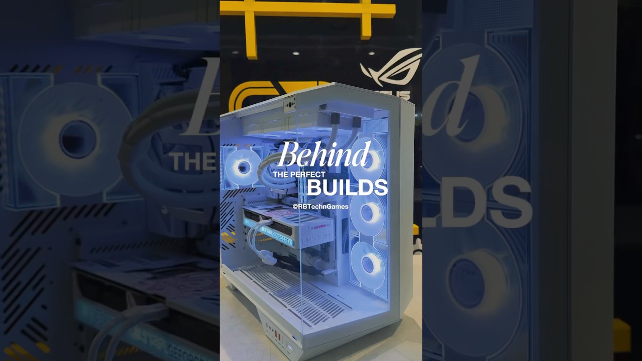 White Gaming Pc Build armed with RTX 5070 Ultra edition #gamerlife #gamer #gamingpc