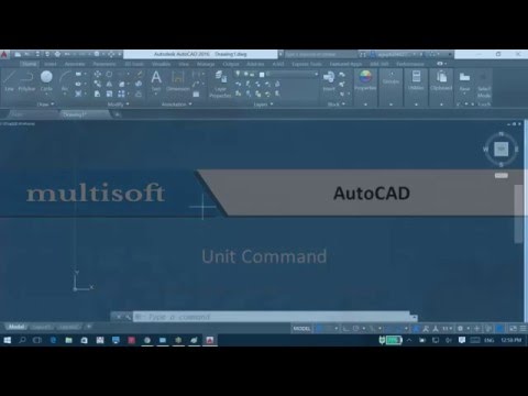 Unit Command in AutoCAD Training 