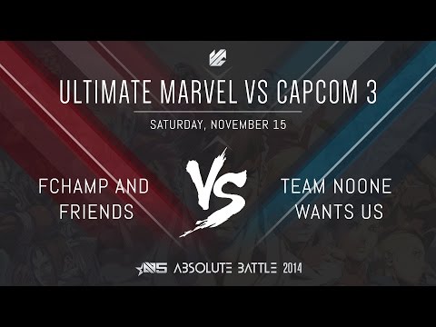 Absolute Battle 5 - FChamp and Friends vs Team Noone Wants Us (UMvC3)