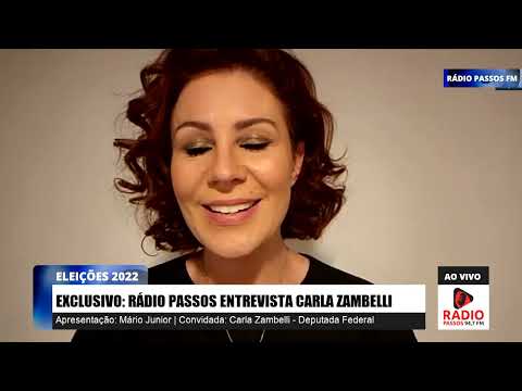 Urgente: Carla Zambelli faz revelações à Rádio Passos