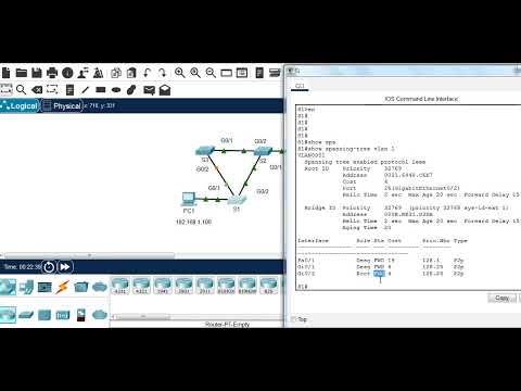 Packet Tracer - Investigate STP Loop Prevention بالعربي