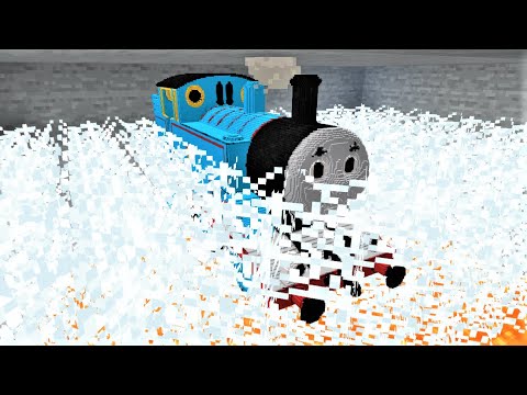 trapping Thomas the Tank Engine Minecraft