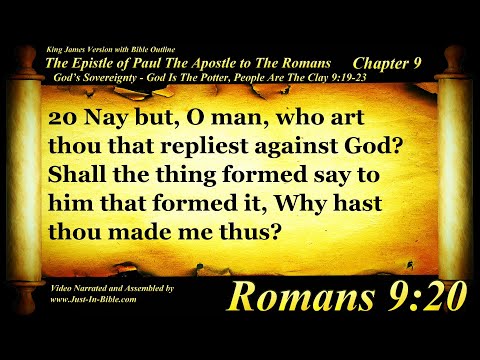 Romans Chapter 9 - Bible Book 45 - The Holy Bible KJV Read Along Audio/Video/Text