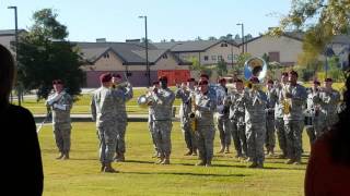 82nd Airborne Division Band at retirement ceremony