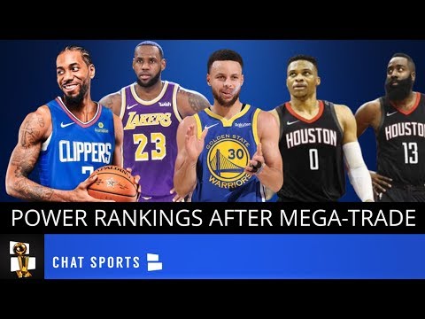 2020 NBA Western Conference Playoff Projections Following Russell Westbrook & Chris Paul Trade Video