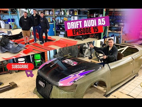Drift Audi A5 ep.15 making carbon-kevlar car!