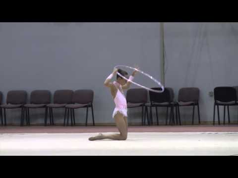 Варвара Булгакова. обруч. Сборы в Хорватии, 2014