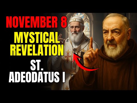 Padre Pio’s Revelation about St. Adeodatus I – A Call for November 8 – Listen Now!