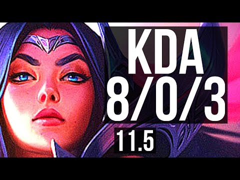 IRELIA vs FIORA (TOP) | 8/0/3, 8 solo kills, 700+ games, Legendary | KR Master | v11.5