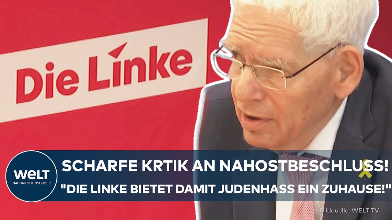 ZENTRALRAT DER JUDEN: Scharfe Kritik! "Die Linke bietet damit Judenhass ein Zuhause!"