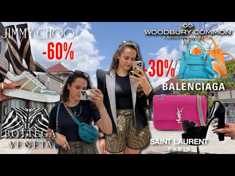 WOODBURY COMMON Luxury Outlet Shopping Vlog com YSL, Dior, Fendi etc.
