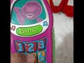 Fisher Price Barney Best Manners Phone