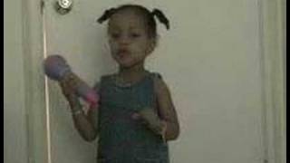 Nia singing Reasons by Earth, Wind and Fire at age 2