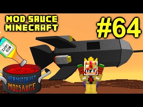 Minecraft Mod Sauce Ep. 64 - Galacticraft Planets !!! ( HermitCraft Modded Minecraft )