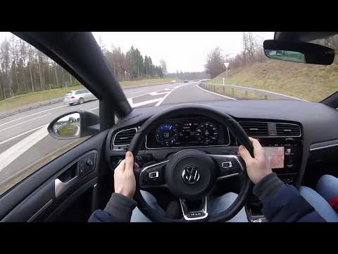 VW Golf 7 GTE Acceleration 0-100 km/h 0-120 km/h Winter Tires 2017